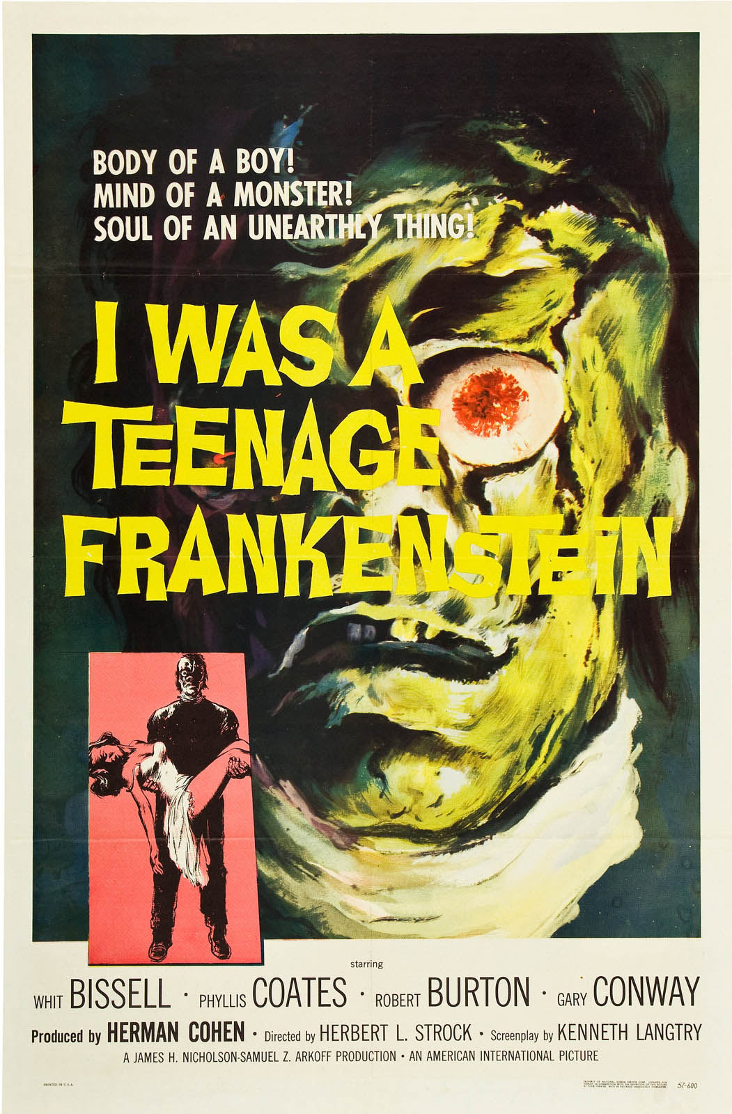 I WAS A TEENAGE FRANKENSTEIN